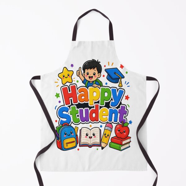 Item preview, Happy Student Kawaii Back to School Graduation Boy Supplies designed and sold by shemodas.