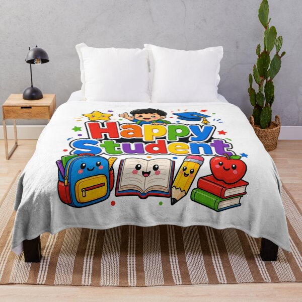 Item preview, Happy Student Kawaii Back to School Graduation Boy Supplies designed and sold by shemodas.