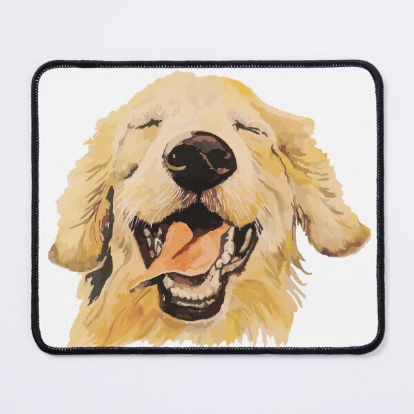 Item preview, Happy Joyful Golden Retriever Dog designed and sold by countrymouse.