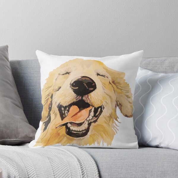 Item preview, Happy Joyful Golden Retriever Dog designed and sold by countrymouse.