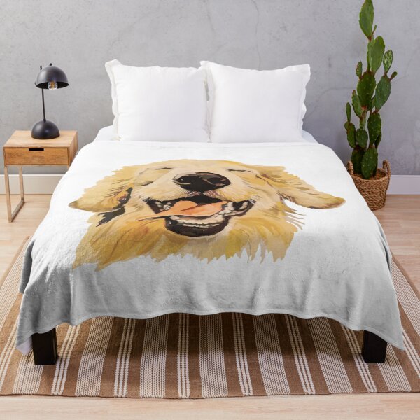 Item preview, Happy Joyful Golden Retriever Dog designed and sold by countrymouse.