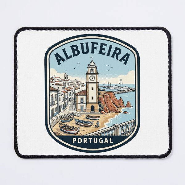 Item preview, Albufeira Portugal Vintage Travel Badge designed and sold by k3rstman1.