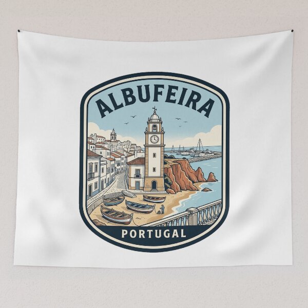 Item preview, Albufeira Portugal Vintage Travel Badge designed and sold by k3rstman1.
