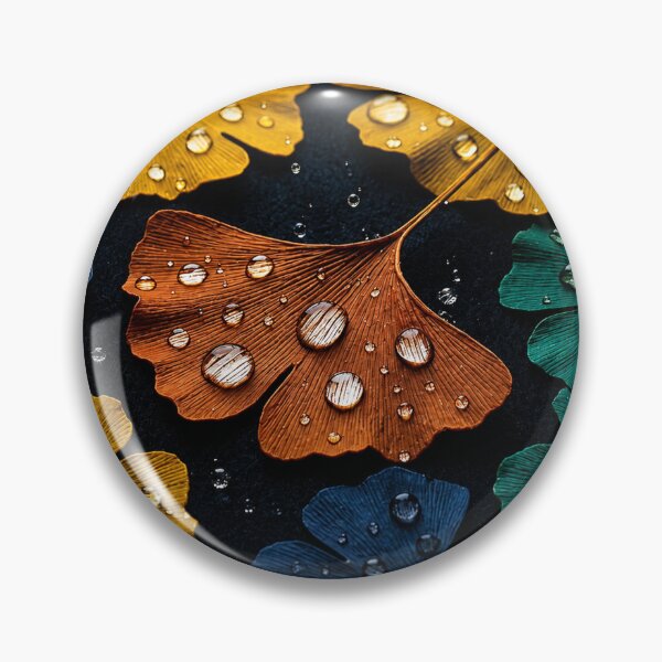 Item preview, Vibrant Ginkgo Leaves With Droplets Mouse pad  designed and sold by Designertanya.