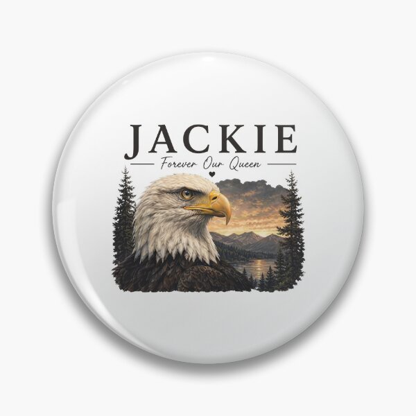 Item preview, Jackie Forever Our Queen Big Bear Bald Eagle Tribute designed and sold by weepyzumi.