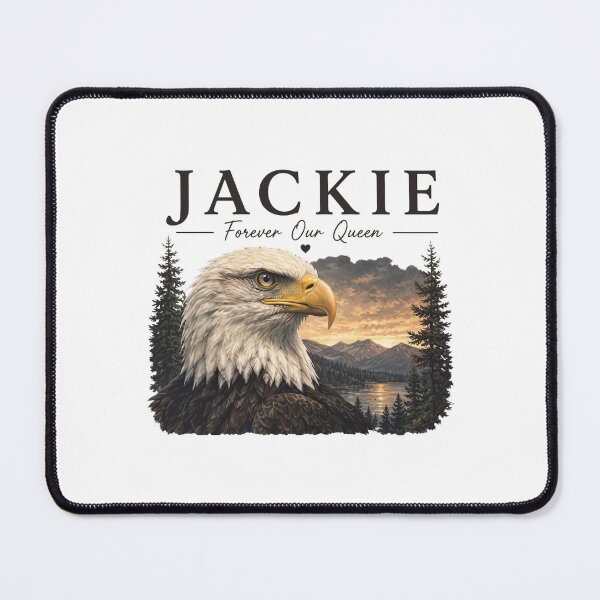Item preview, Jackie Forever Our Queen Big Bear Bald Eagle Tribute designed and sold by weepyzumi.