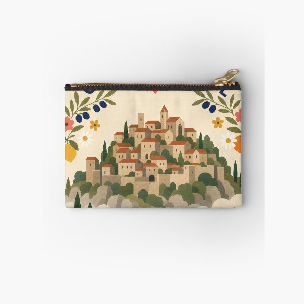 Item preview, Cordes-sur-Ciel France Travel Souvenir Modern Folk Art designed and sold by VisualArtsOasis.