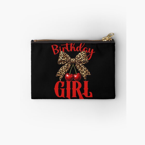 Item preview, Birthday Girl Leopard Coquette Bow Red Cherry Bday Women designed and sold by Trendvia .