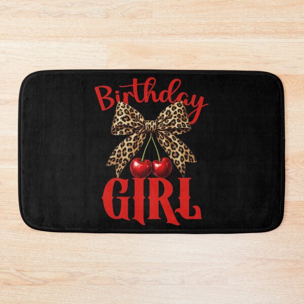 Item preview, Birthday Girl Leopard Coquette Bow Red Cherry Bday Women designed and sold by Trendvia .