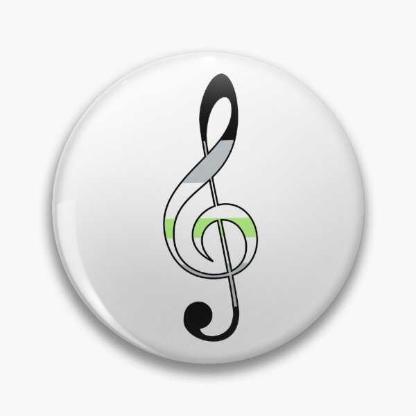 Item preview, Treble Clef - Agender designed and sold by TheReedRoom.