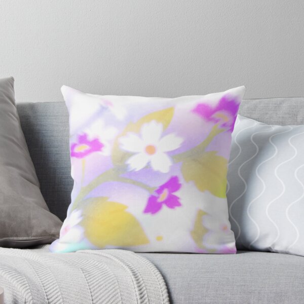 Item preview, Soft Pastel Floral Blur – Dreamy Pink and Purple Flowers Print designed and sold by BuckaBaby.