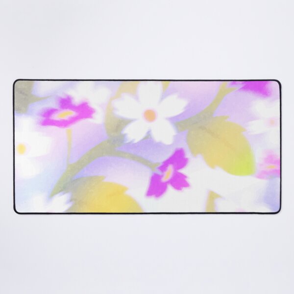 Item preview, Soft Pastel Floral Blur – Dreamy Pink and Purple Flowers Print designed and sold by BuckaBaby.