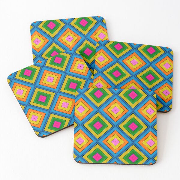 Item preview, Rainbow Bargello Diamond Pattern designed and sold by whimsiqueer.