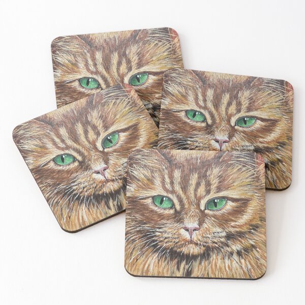 Item preview, Big beautiful green eyed orange tabby designed and sold by Natty D.