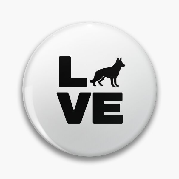 Item preview, LOVE German Shepherd Shirt – Cute German Shepherd Dog Lover Graphic Tee – GSD Gift designed and sold by RollForDesignCo.