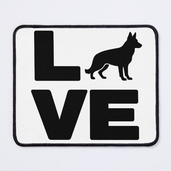 Item preview, LOVE German Shepherd Shirt – Cute German Shepherd Dog Lover Graphic Tee – GSD Gift designed and sold by RollForDesignCo.