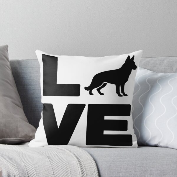 Item preview, LOVE German Shepherd Shirt – Cute German Shepherd Dog Lover Graphic Tee – GSD Gift designed and sold by RollForDesignCo.