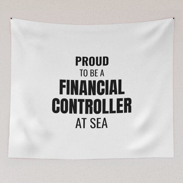 Item preview, Proud to be a Financial Controller at Sea (Black) designed and sold by ShipCrewNation.