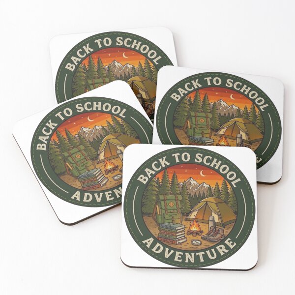 Item preview, Back to School Adventure – Vintage Outdoor Camping & Hiking Badge designed and sold by GabeMountainArt.