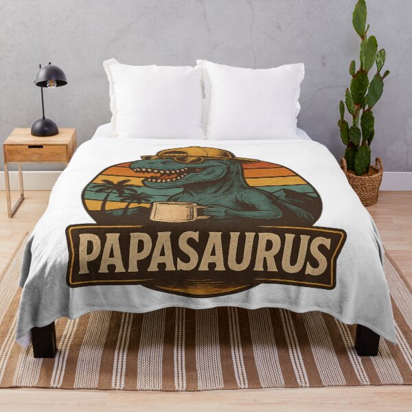 Item preview, Papasaurus T-Rex – Funny Retro Dinosaur Dad designed and sold by RetroOddity.