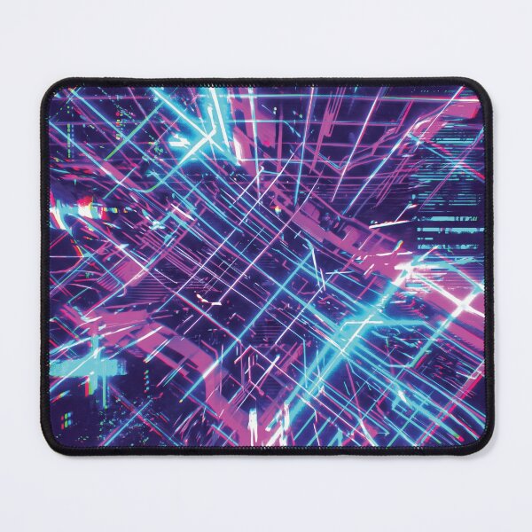 Item preview, Neon Retro Video Glitch Texture designed and sold by Designial.