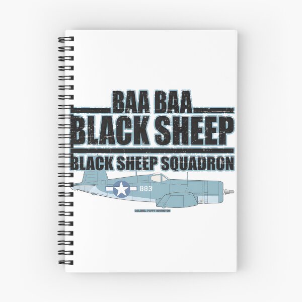 Item preview, Baa Baa Black Sheep Squadron Vintage Wwii Fighter Pilot Design ⭐⭐⭐⭐⭐ designed and sold by KatiraMiasha.