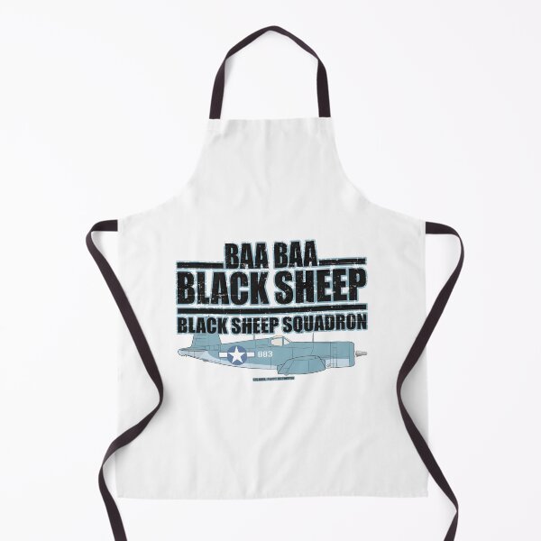 Item preview, Baa Baa Black Sheep Squadron Vintage Wwii Fighter Pilot Design ⭐⭐⭐⭐⭐ designed and sold by KatiraMiasha.
