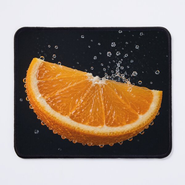 Item preview, Juicy Orange Slice Mouse pad designed and sold by Designertanya.