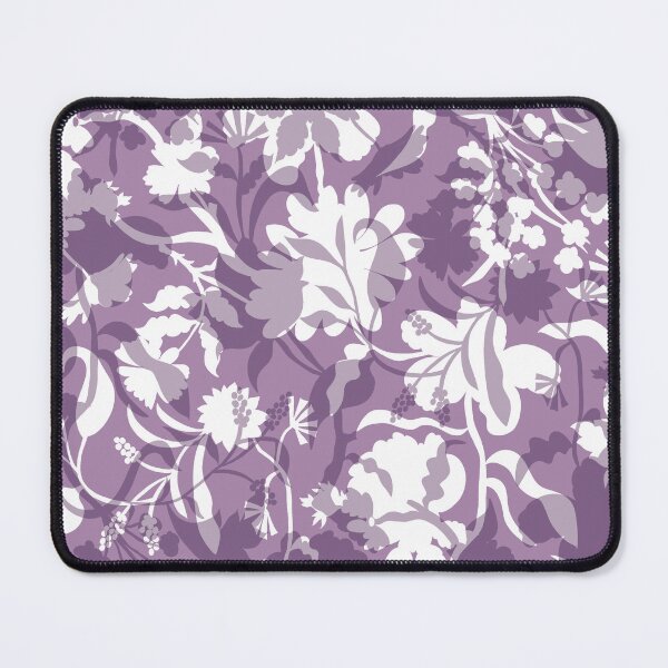 Item preview, Veiled flora -  lavender mauve designed and sold by Fabricatemyart.