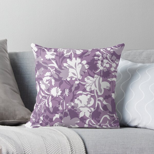 Item preview, Veiled flora -  lavender mauve designed and sold by Fabricatemyart.