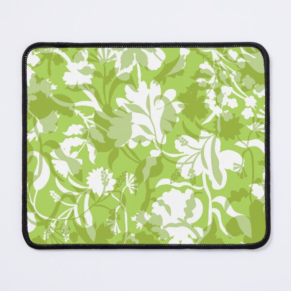 Item preview, Veiled flora - Acid Green designed and sold by Fabricatemyart.