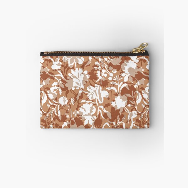 Item preview, Veiled flora - copper brown designed and sold by Fabricatemyart.