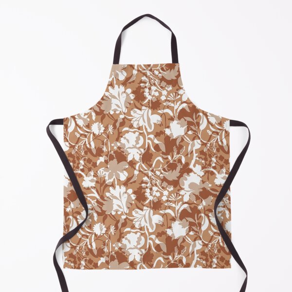 Item preview, Veiled flora - copper brown designed and sold by Fabricatemyart.