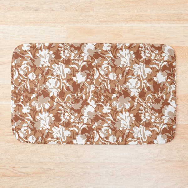 Item preview, Veiled flora - copper brown designed and sold by Fabricatemyart.