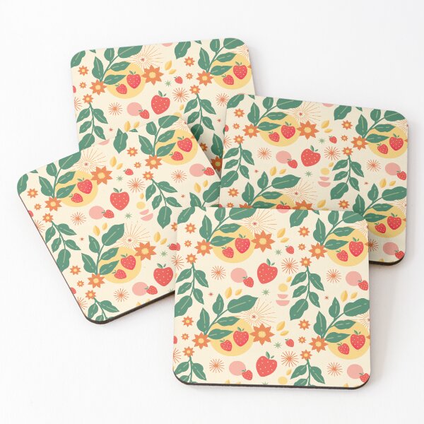 Item preview, Strawberry leaves designed and sold by Crinkl.