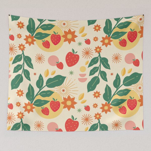 Item preview, Strawberry leaves designed and sold by Crinkl.