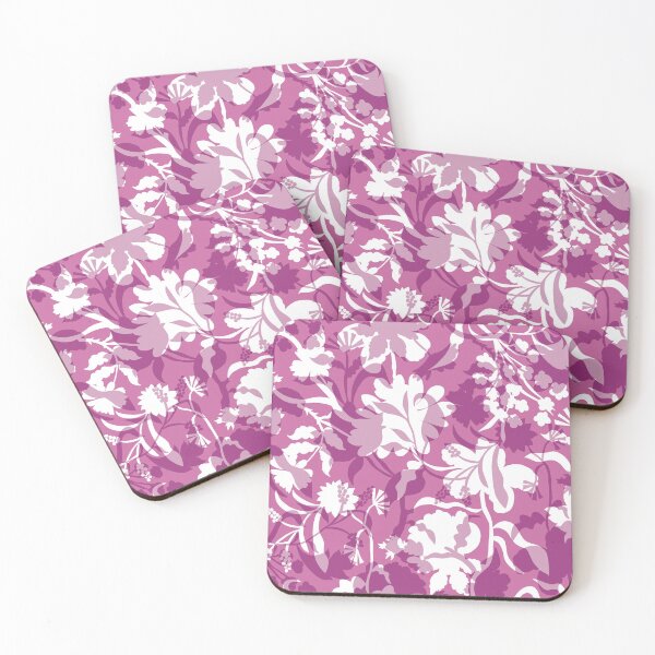 Item preview, Veiled flora - Deep Rose designed and sold by Fabricatemyart.