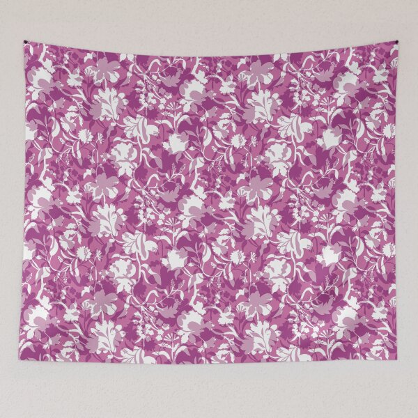 Item preview, Veiled flora - Deep Rose designed and sold by Fabricatemyart.