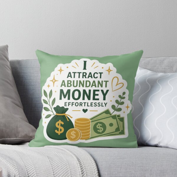 Item preview, I Attract Abundant Money Effortlessly | Money Manifestation Affirmation designed and sold by MiaBellaGirl.