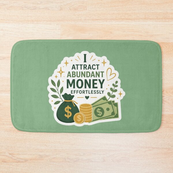 Item preview, I Attract Abundant Money Effortlessly | Money Manifestation Affirmation designed and sold by MiaBellaGirl.