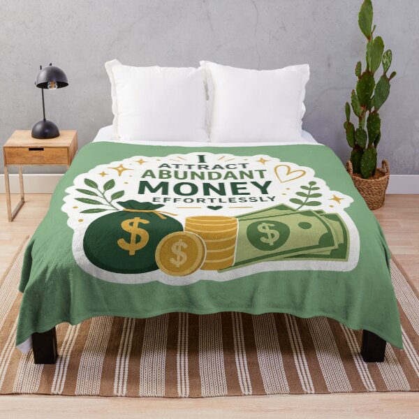 Item preview, I Attract Abundant Money Effortlessly | Money Manifestation Affirmation designed and sold by MiaBellaGirl.
