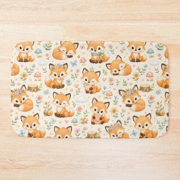 Item preview, Baby foxes designed and sold by Side Quest Co..