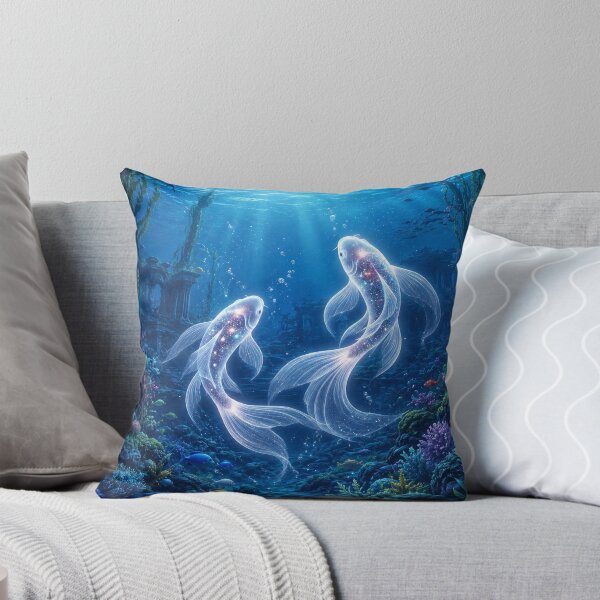 Item preview, Enchanted Koi Beneath Ocean Depths mouse pad  designed and sold by Designertanya.