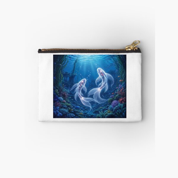 Item preview, Enchanted Koi Beneath Ocean Depths mouse pad  designed and sold by Designertanya.
