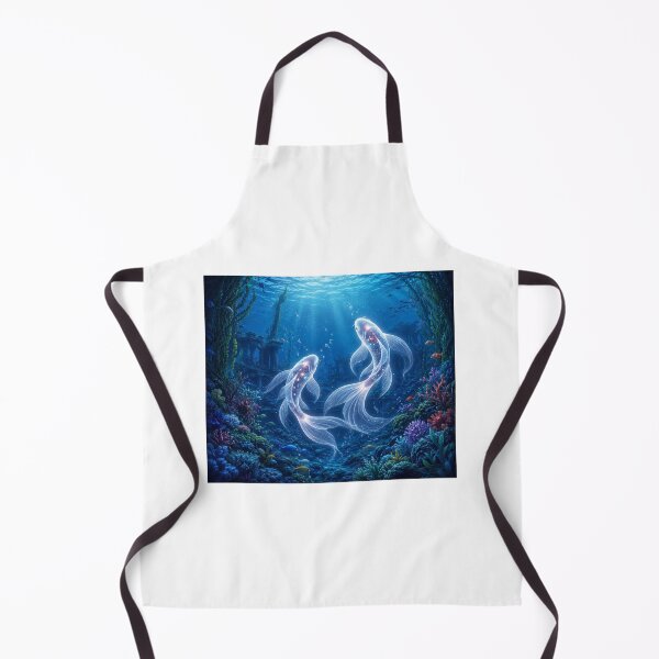 Item preview, Enchanted Koi Beneath Ocean Depths mouse pad designed and sold by Designertanya.