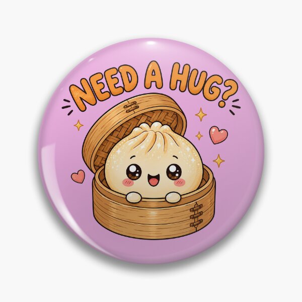 Item preview, Need A Hug Cute Kawaii Dumpling Bao Bun T-Shirt designed and sold by BeloDesignLab.