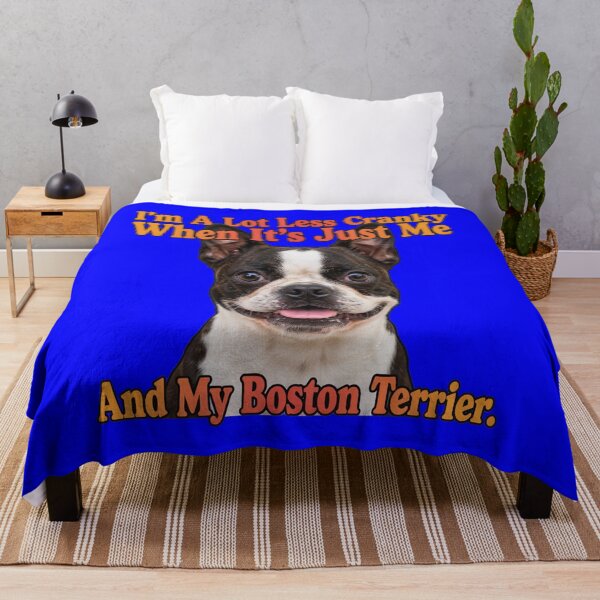 Item preview, Boston Terrier Dog I’m A Lot Less Cranky When It’s Just Me And My Boston Terrier. designed and sold by fantasticdesign.