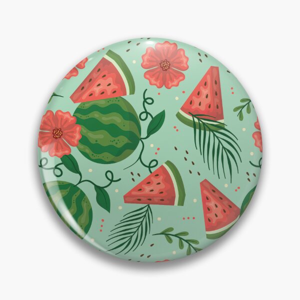 Item preview, Watermelon and Flowers designed and sold by Crinkl.