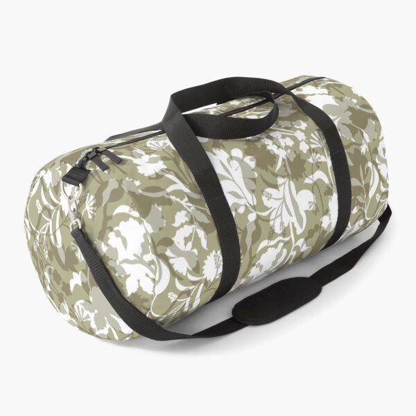 Item preview, Veiled flora - olive beige designed and sold by Fabricatemyart.