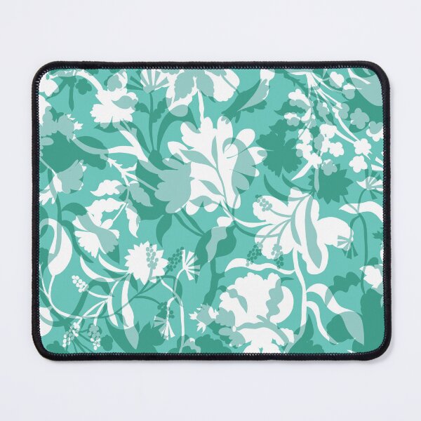 Item preview, Veiled flora - Minty Teal designed and sold by Fabricatemyart.